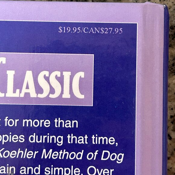 Koehler Method of Dog Training by Koehler, William Hardcover Excellent Condition - Picture 13 of 13